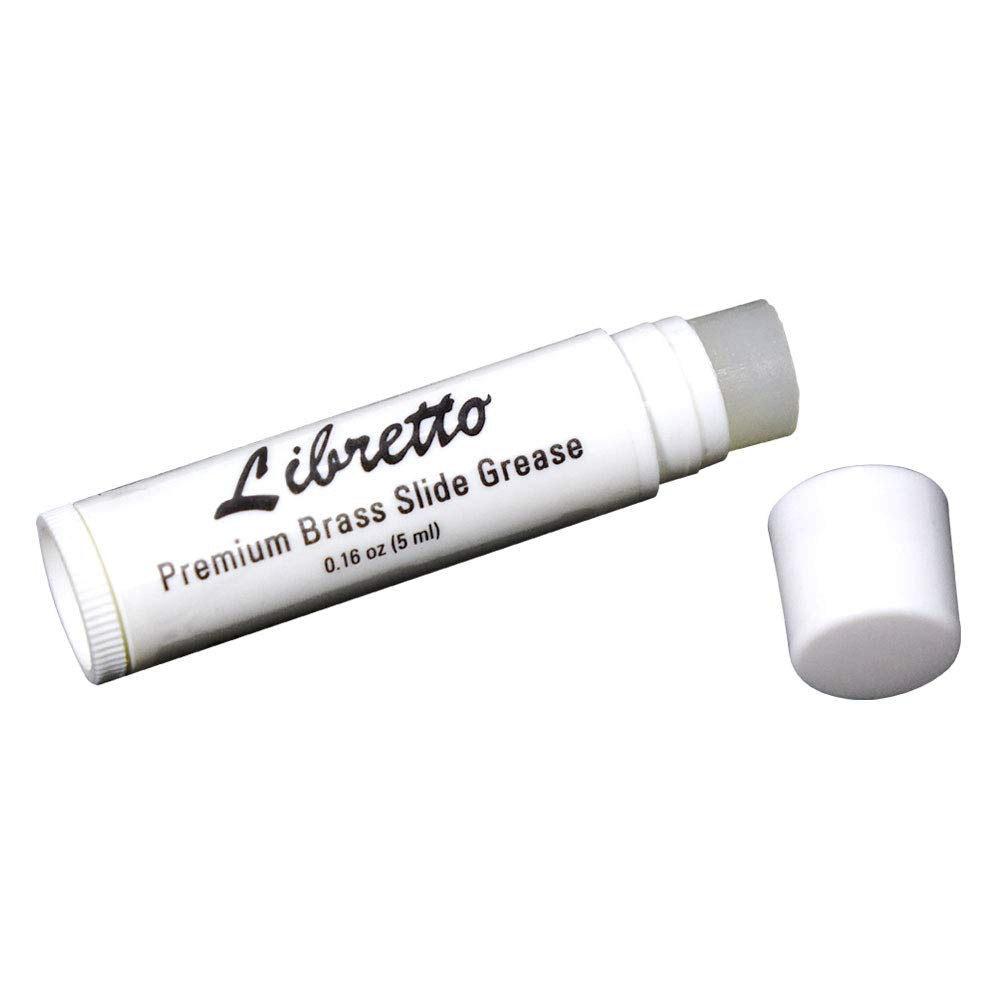 Libretto Premium Brass Slide Grease Stick, 0.16 oz (5 ml), Odorless & Pure, Great Materials from Japan, 100% Special-blended Formula, Thick & Sticky, Best to Extend Life of Trumpet, French Horn & Tuba