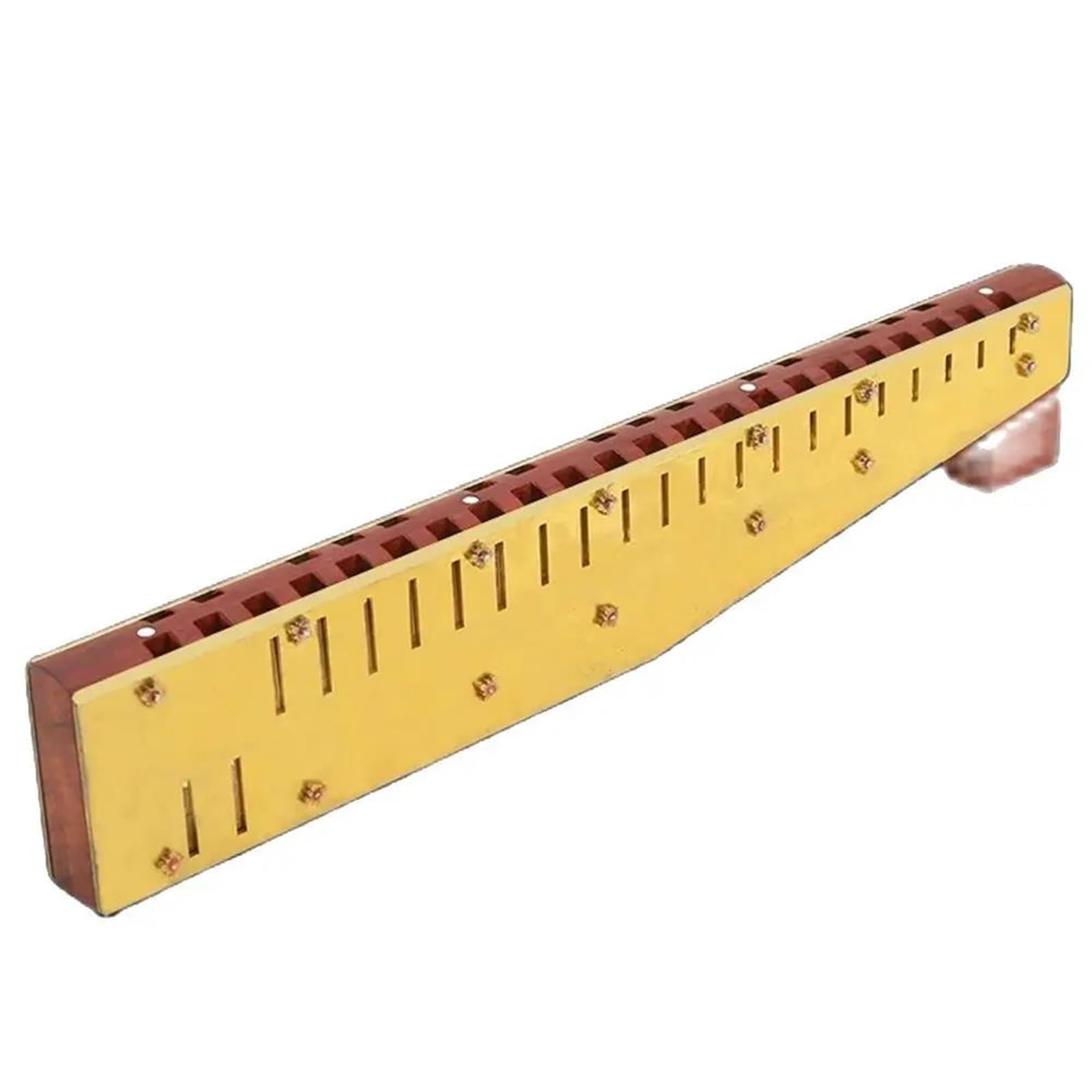 Soprano Horn Harmonica Key C Tone Brass Reeds Harp Mouth Organ Professional Musical Instruments Harmonica Professional (Color : Soprano Horn)