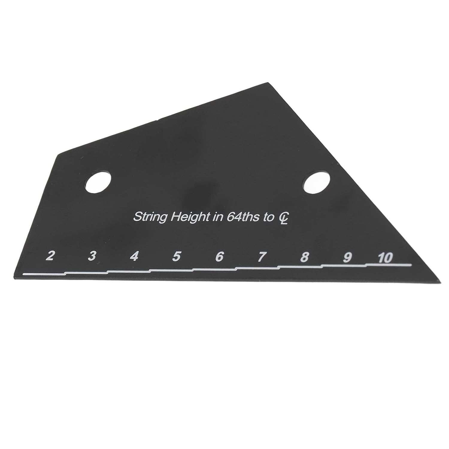 Kadimendium String Action Gauge Tool Versatile Black Stainless Steel Ruler for Home Studio and Performance Use
