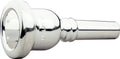 Schilke Silver Plated Large Shank Trombone Mouthpiece, 50