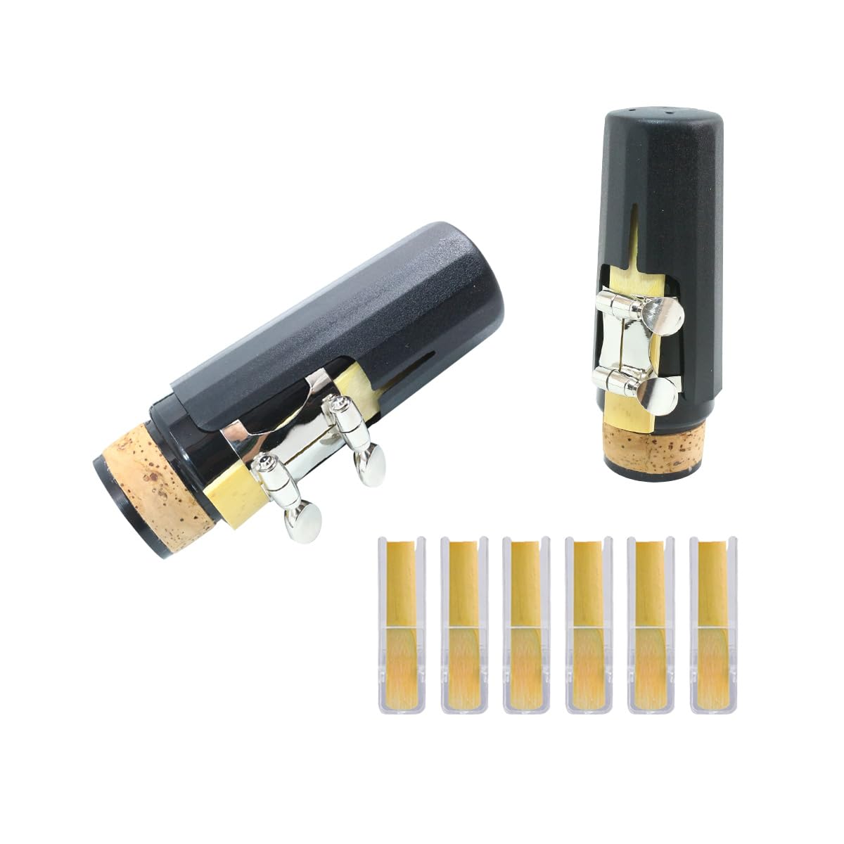 Vetimobato Advance Bass Clarinet Low E Bb flat Synthetic Wood LOWE Clarinete profesional Level Nickel Plated keys with Case Easy blowing (Low E Bb key)