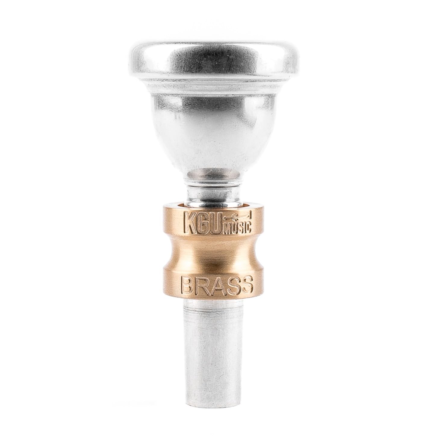 Mouthpiece SMALL Shank Booster for TROMBONE. Brass Accessory. Tone enhancer (Silver plated)