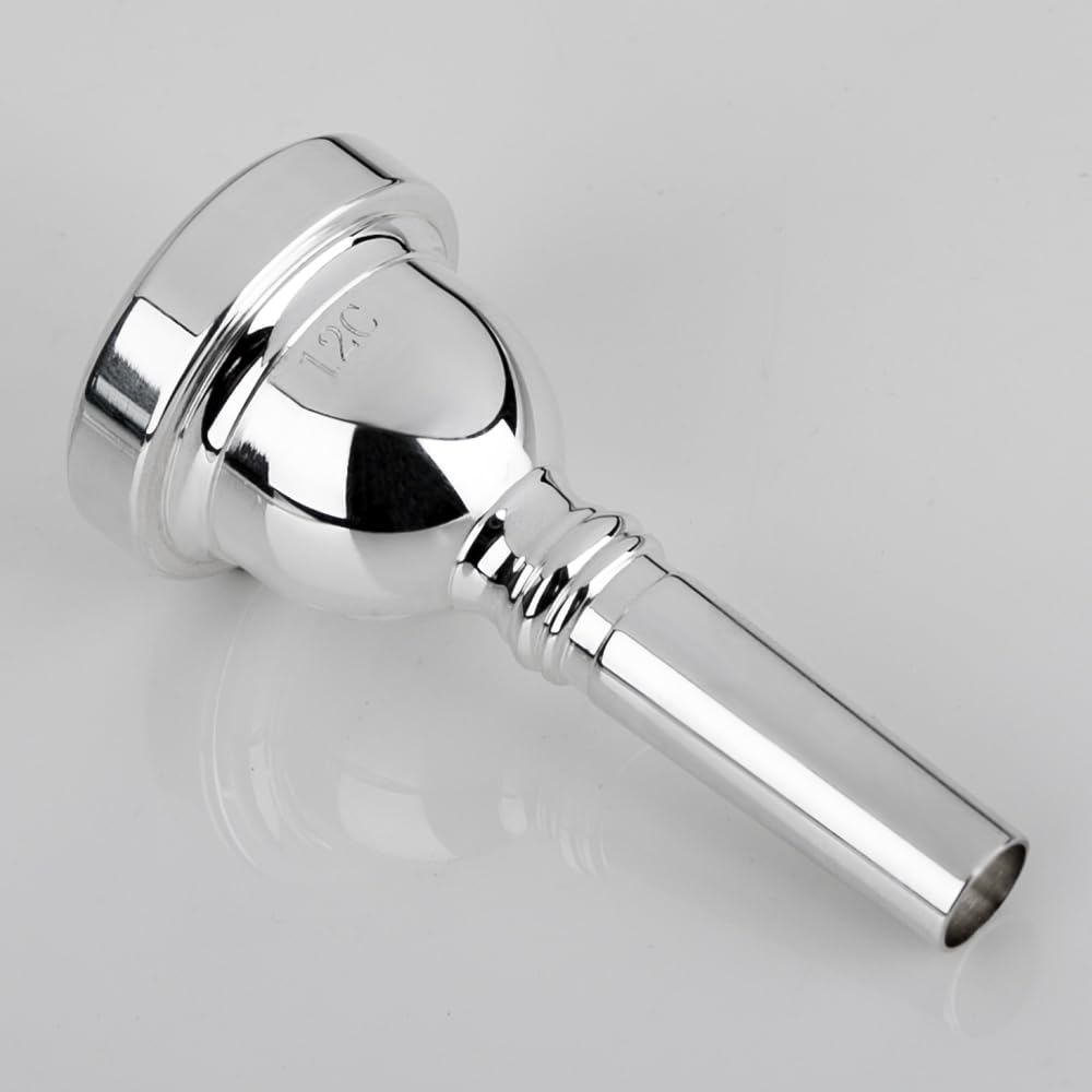 Glory Professonal Silver Plated Alto Trombone Mouthpiece 12c