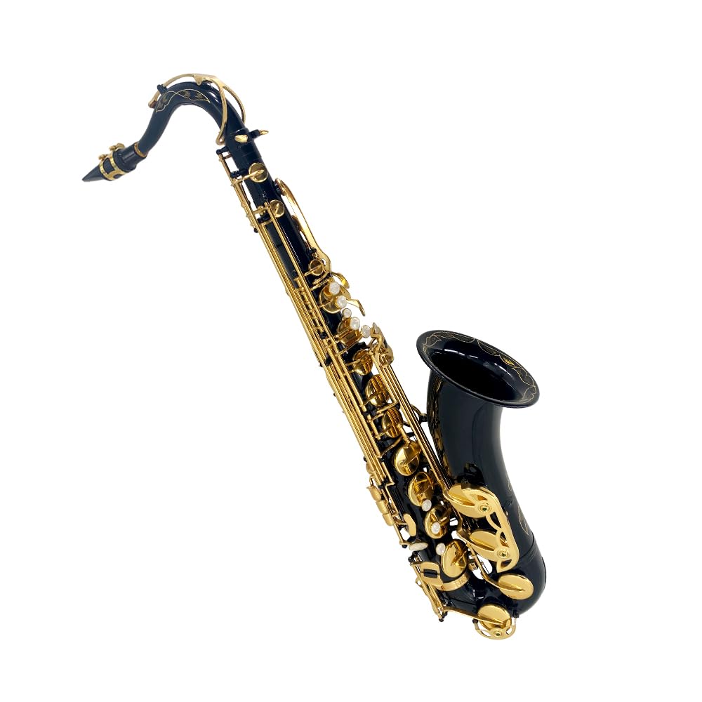 Beginner Alto Saxophone, E Flat - Complete Starter Kit with Case & 10 Reeds, for Adults & Students, Easy to Play for School Band & Practice(Gold)