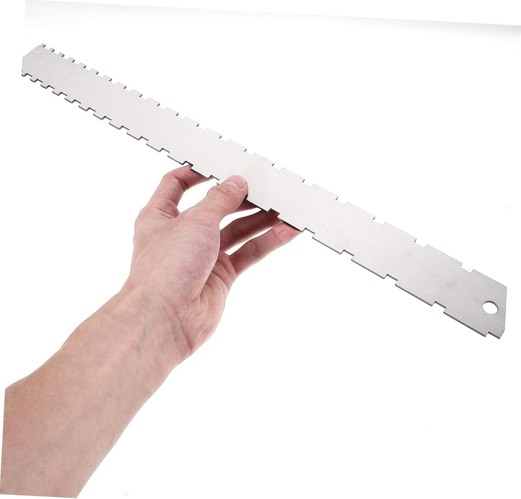 12pcs Guitar Measurement Tool Kit Including String Action Ruler Radius Gauge Durable Luthier Tools for Electric Guitar Bass and More Compact Design for Easy Portability
