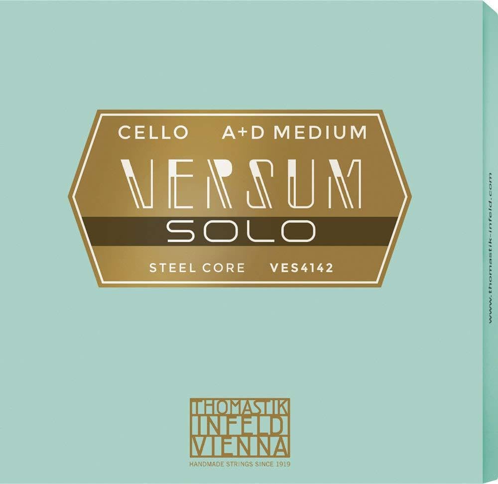 Thomastik Saiten für Cello Versum Solo Komplettsatz 4/4, mittel, VES400