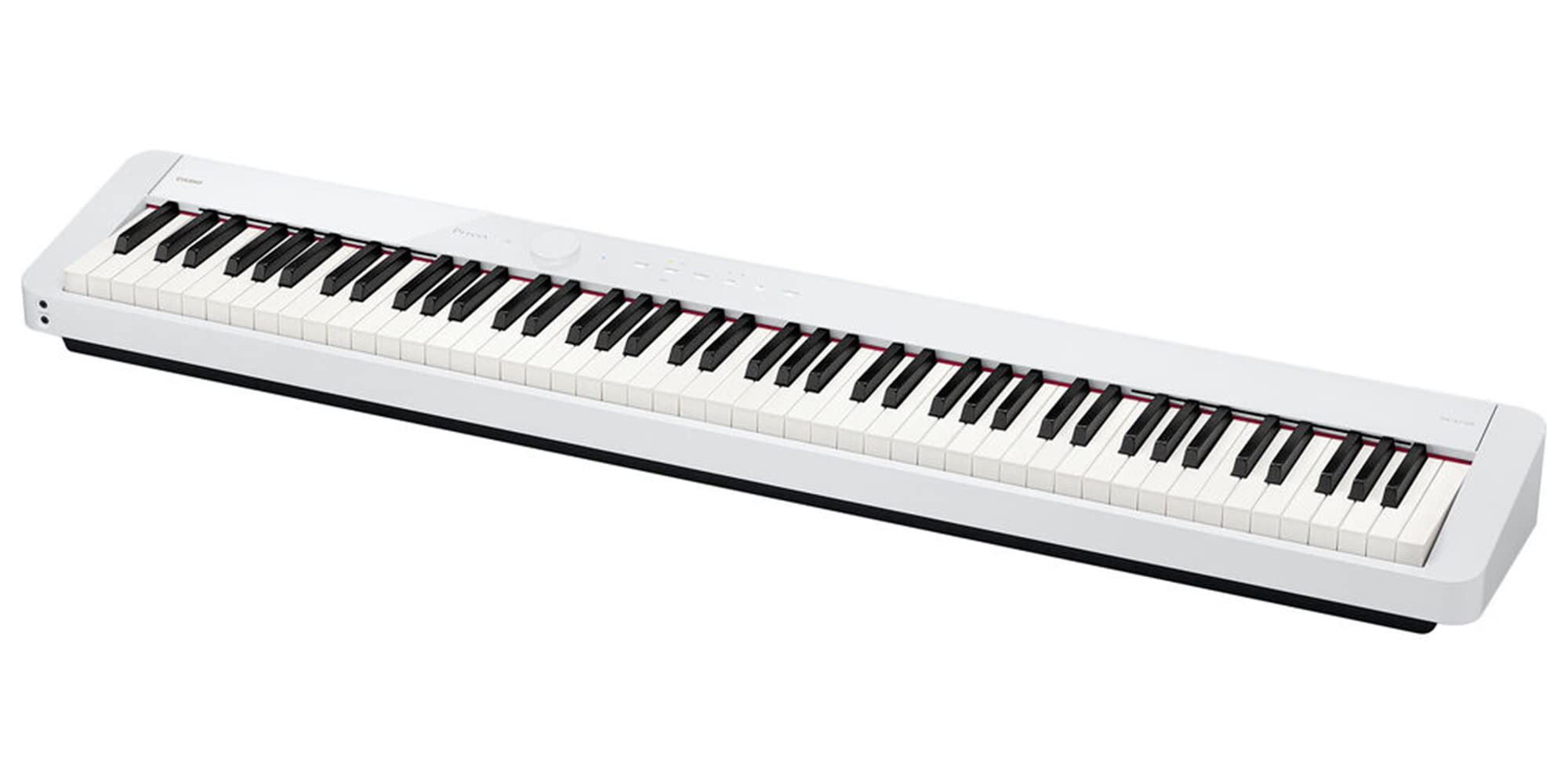 Casio PX-S1100 Privia Digital Piano - Black Bundle with CS-68 Furniture Stand, SP-34 Three Pedal System, Furniture Bench, Instructional Book, Instructional Video, and Austin Bazaar Polishing Cloth