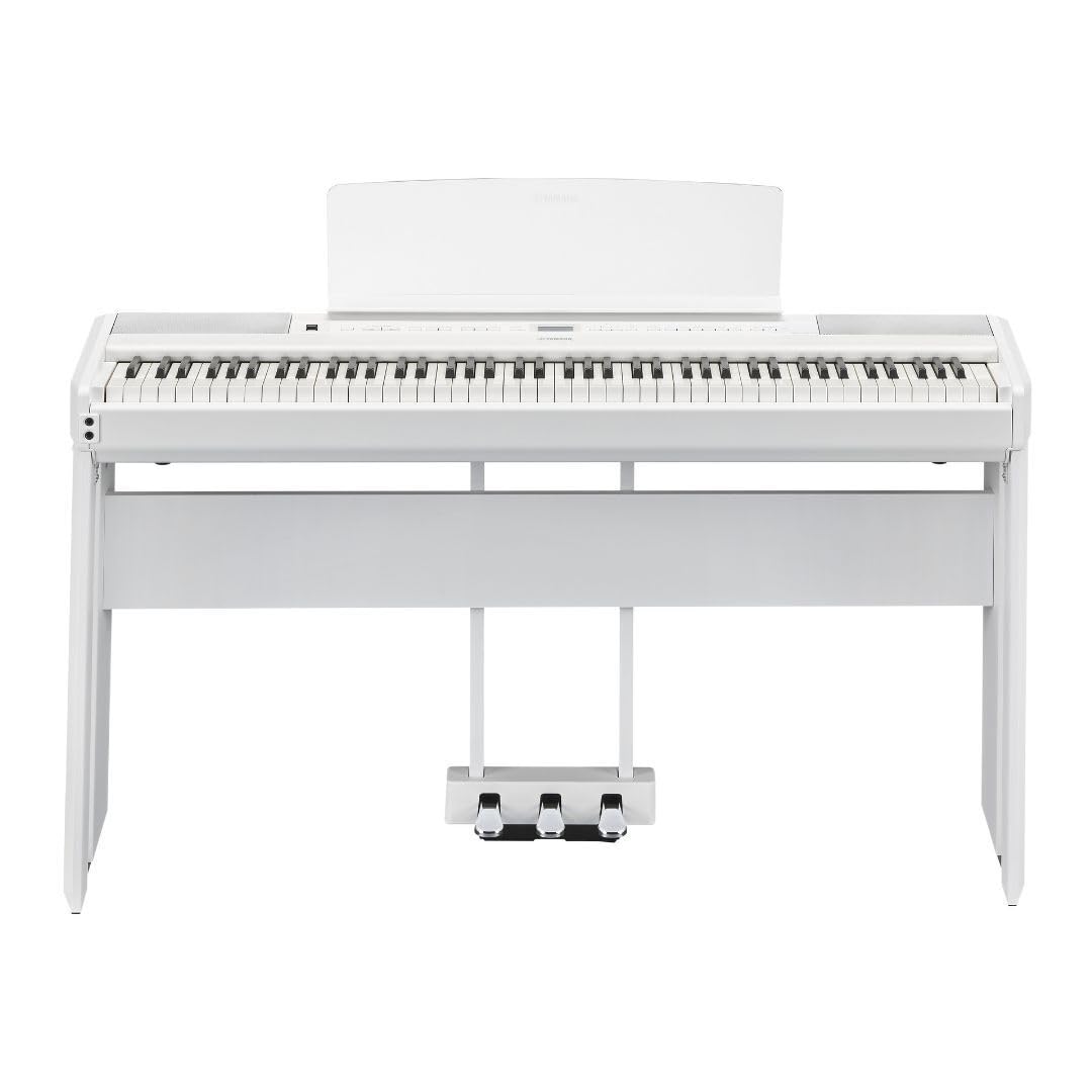 Yamaha P515 88-Key Weighted Action Digital Piano, White
