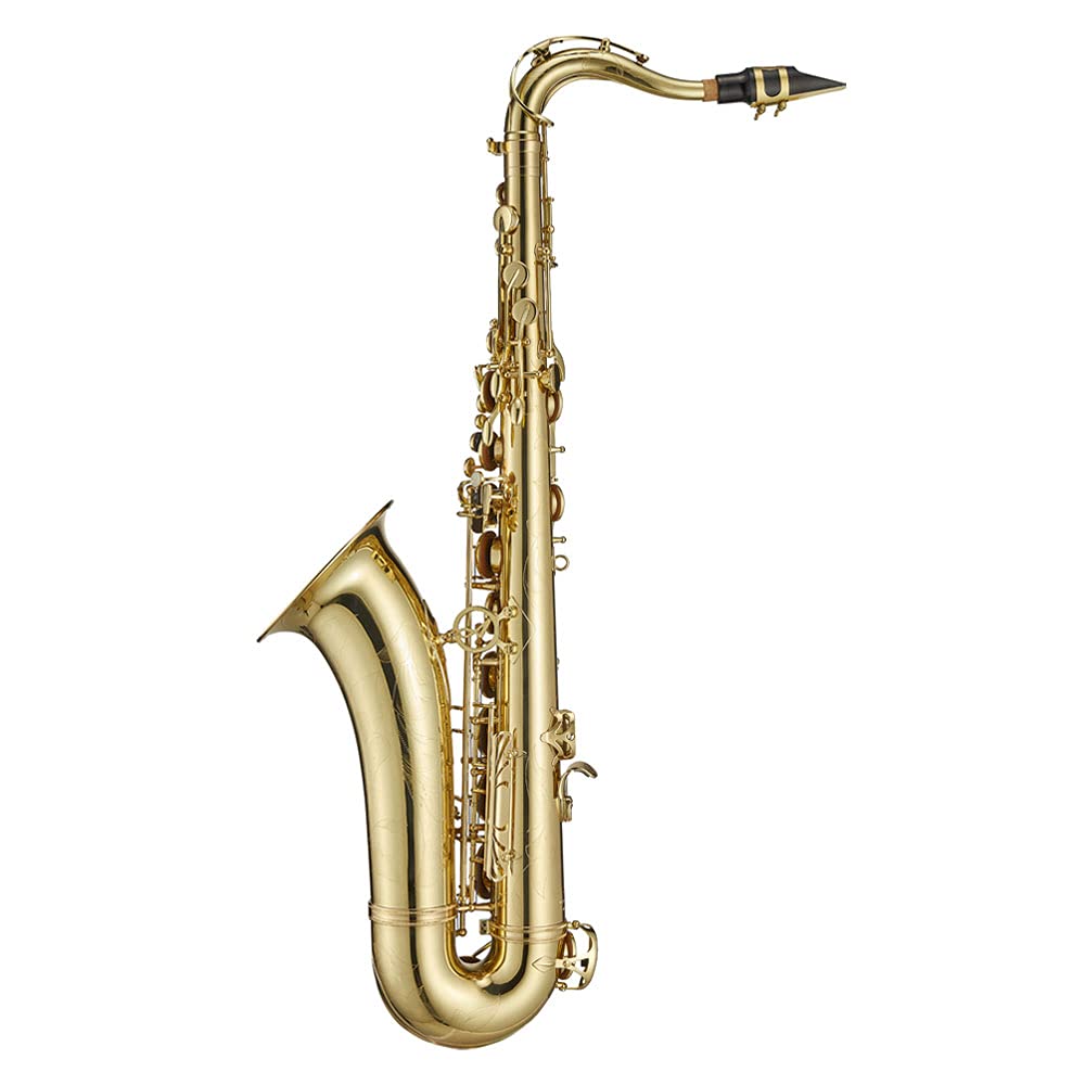 Antigua Winds PowerBell Professional Bb Tenor Saxophone(Yellow brass with lacquered finish/enlarged bell/new neck design/ergonomic design/hand engraving/ABS case)/WRTS4248LQ