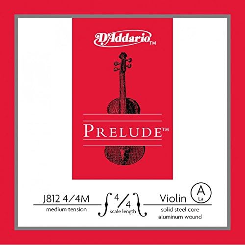 D'Addario Prelude Violin String Set, 4/4 Scale, Light Tension