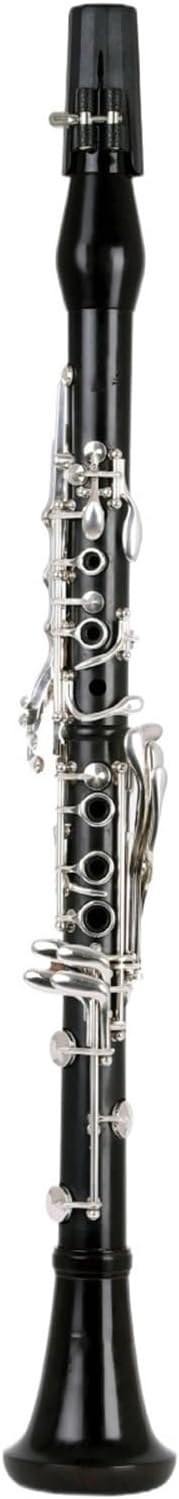 Clarinet Professional Ebony Clarinet BB Tune 18 Key Silver Plated Copper Solid Wood Clarinet,