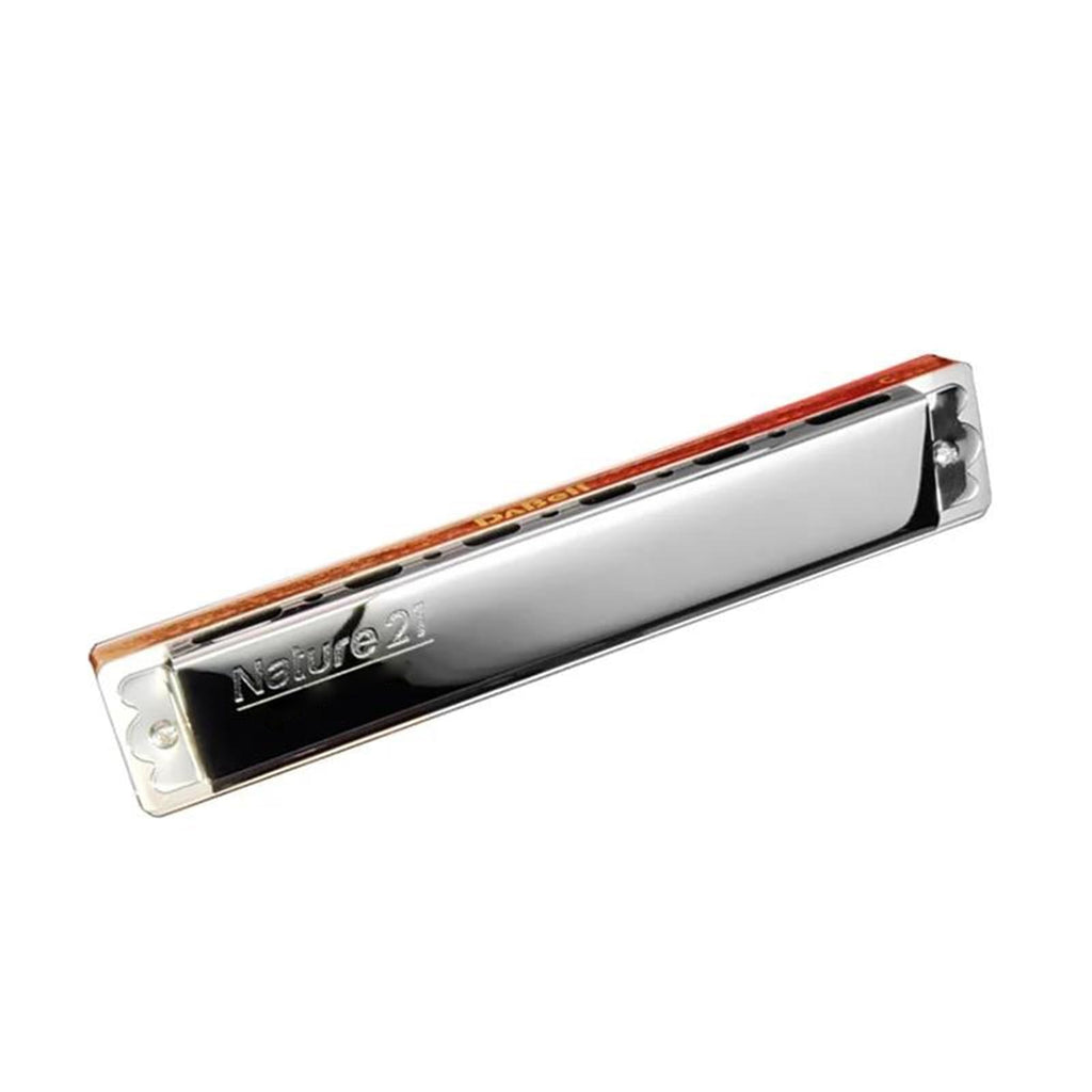 Professional Harmonica Harmonica Tremolo Nature 21 Holes Mouth Organ Prefessional Armonic Maple Wood Comb Musical Instrumentos(DB Tone)