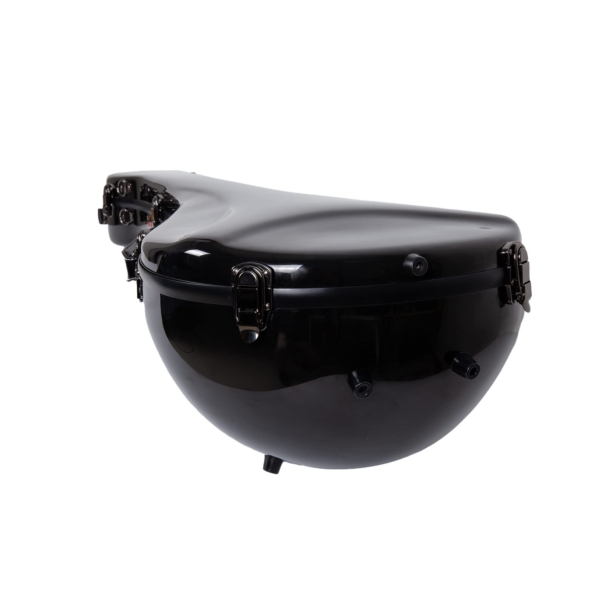 Crossrock Fiberglass Case fits for Trumpet with removable shoulder straps-Black(CRF1020TRBK)