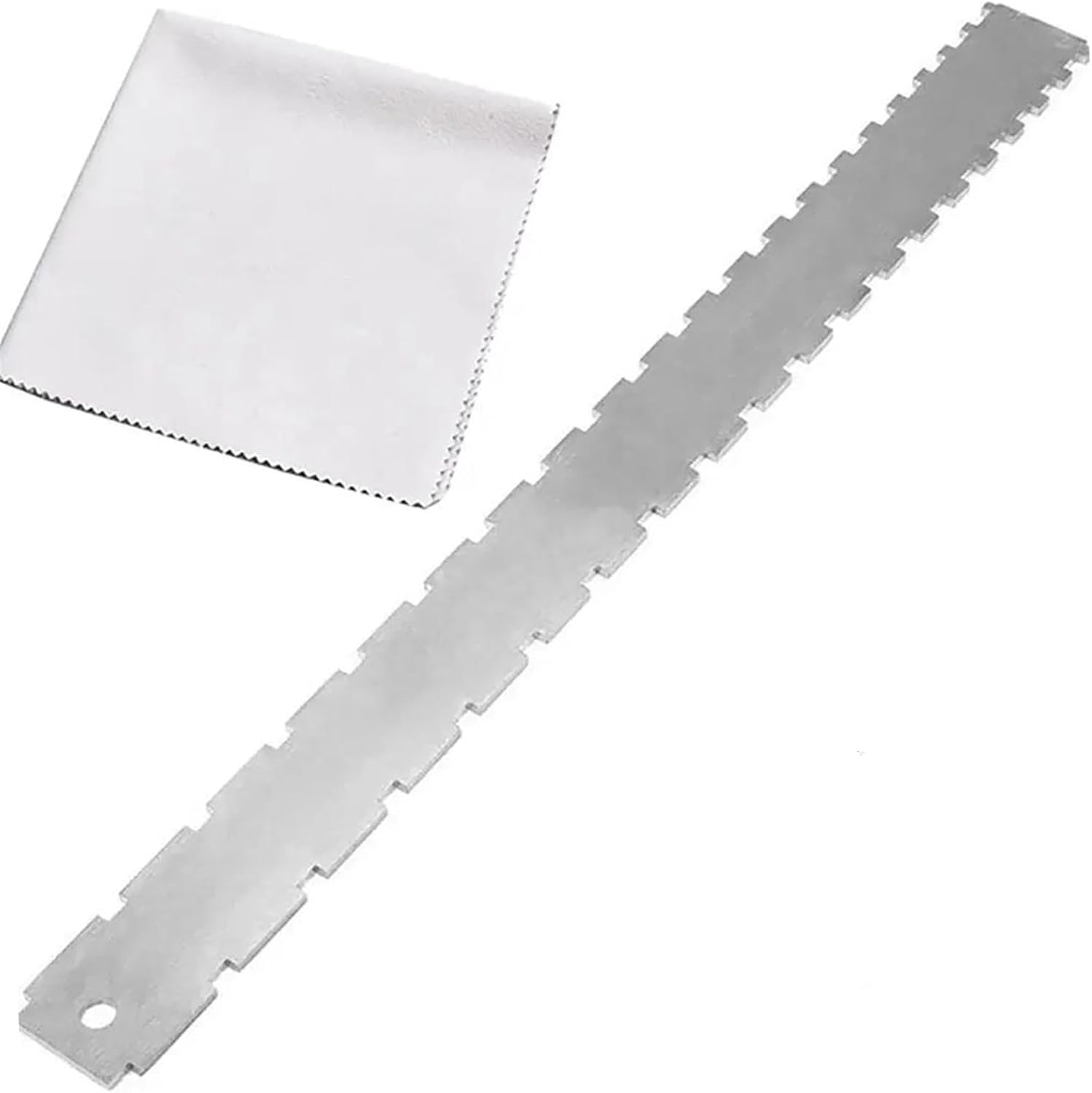 Guitar Making Tools Guitar Neck Notched Straight Edge Luthiers Tool With String Action Ruler Gauge For Electric Guitar Accessories