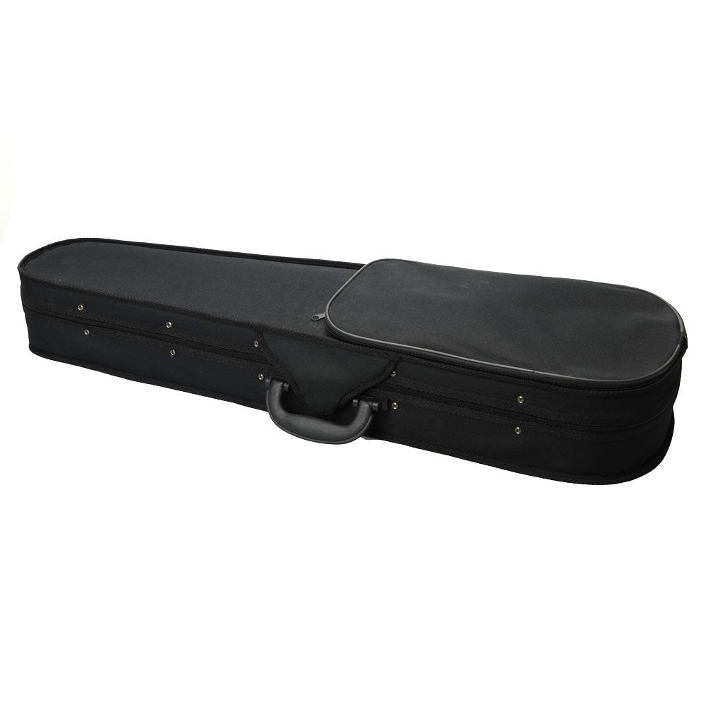 Ktaxon Acoustic Electric Violin, 4/4 Violin with EQ preamp and Ebony Accessories, Full-size Violin with AUX Cable, Shoulder Rest, Rosin, Extra String and Cleaning Cloth (Black)