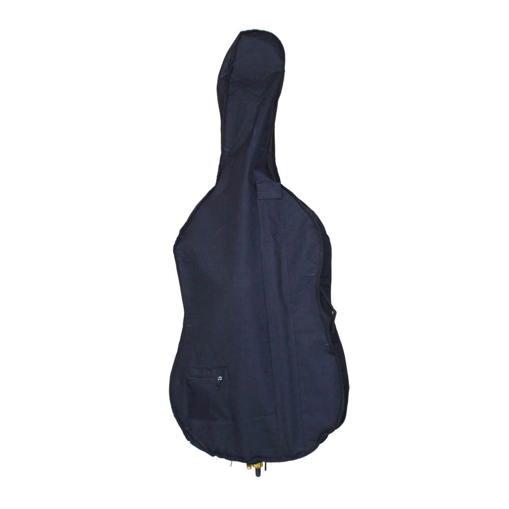 Vasitelan Full-Size Cello, Beginner Cello 4/4, Acoustic Cello Kit with Portable Bag, Bow, Bridge, Rosin, String Musical Instruments (Black)