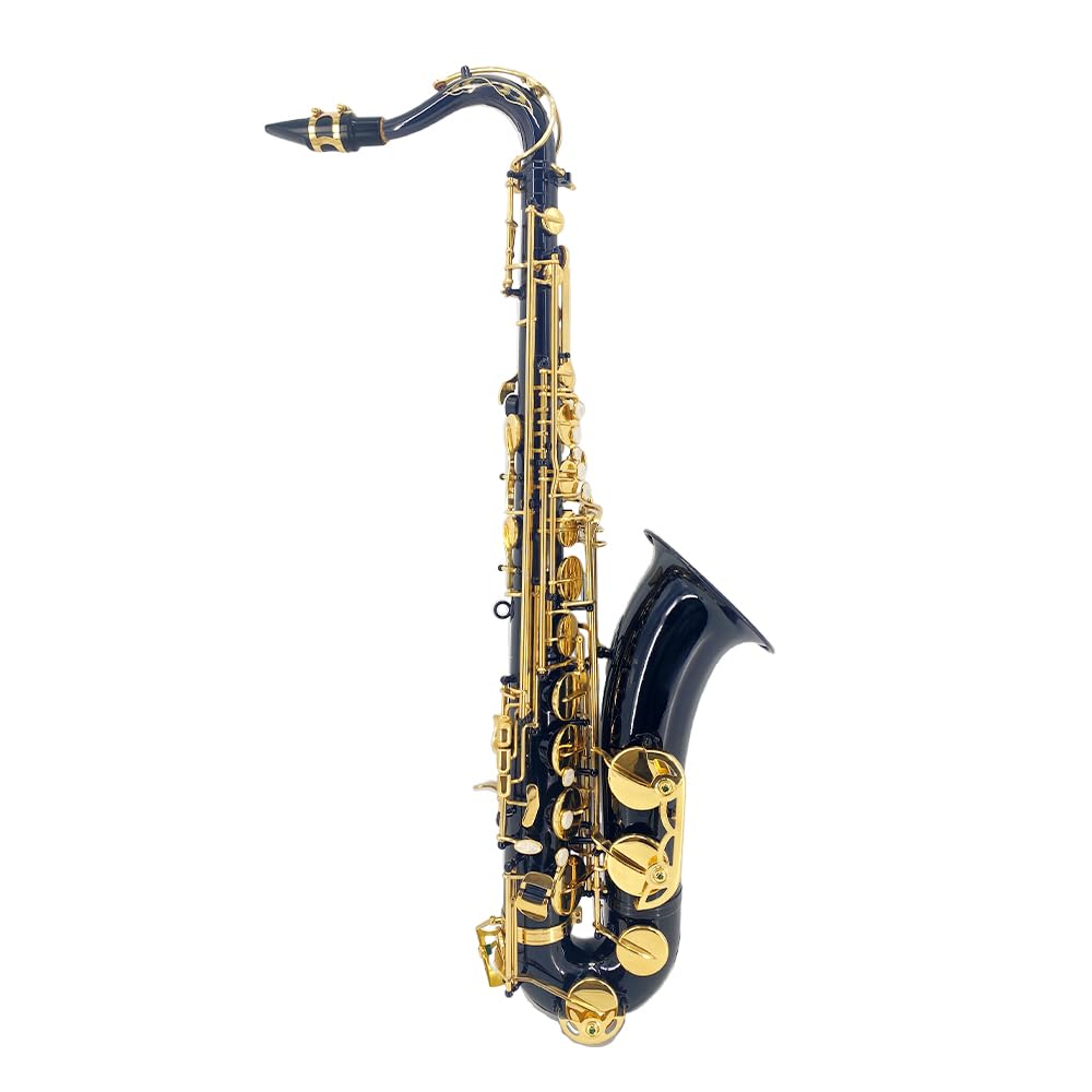 Yinfente Eb Alto Saxophone For Beginners Adult,Saxophone Student,E Flat Alto Sax Full Kit With Reeds,Pads Cushions,Hard Carrying Case,Cleaning Cloth & Rod,Mouthpiece,Gloves,Neck Strap Gold