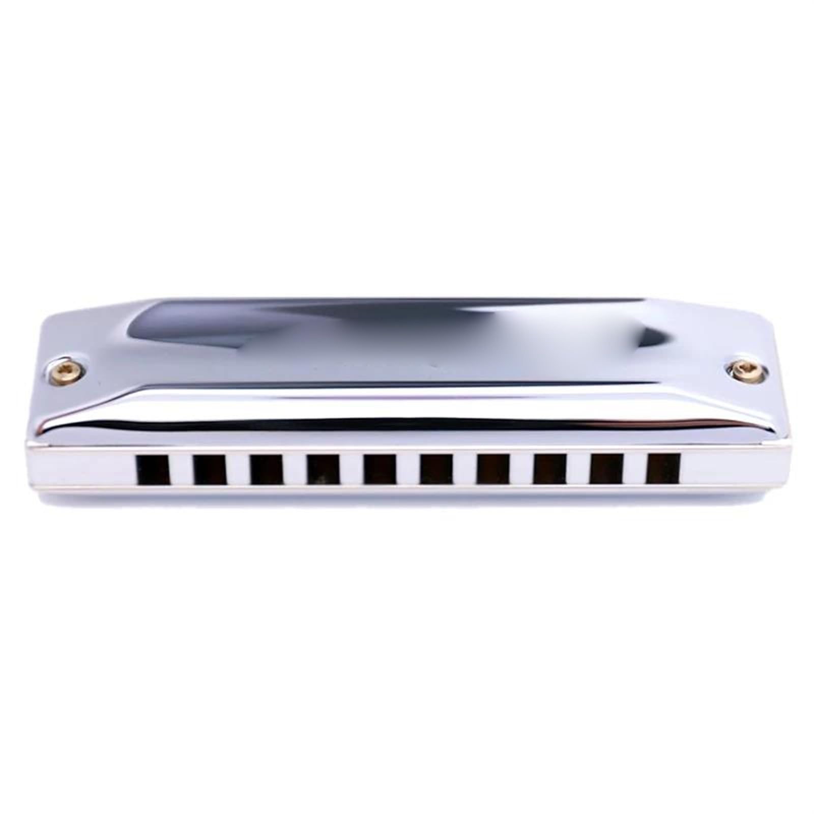 Harmonica Diatonic Harp Professional Mouth Organ Aluminum Comb Musical Instrument Harmonica Professional (Color : Key C)