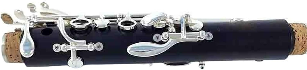 Clarinet Bb Wood Ebony Silver Plated 18 Keys Musical Instrument Clarinet Instrument