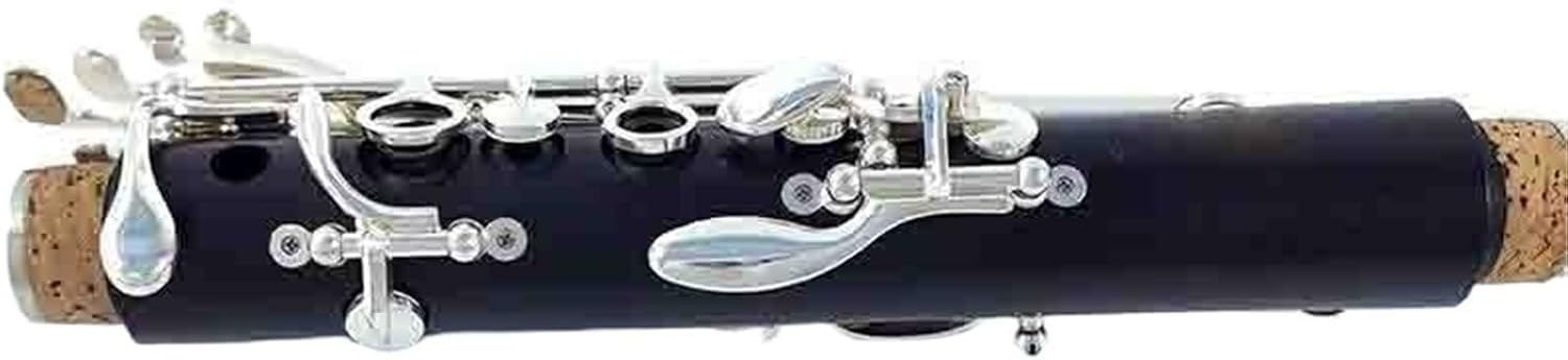 Clarinet Bb Wood Ebony Silver Plated 18 Keys Musical Instrument Clarinet Instrument