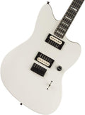 Fender Jim Roott V4 Jazzmaster Electric Guitar, Arctic White, Ebony Fingerboard