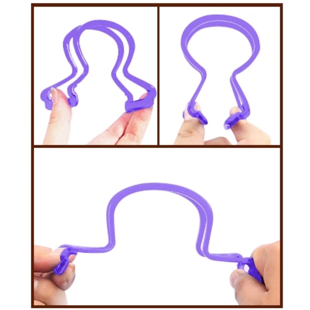 Violin Bow Straightener Tool for Beginner 1/4 1/8 1/10 Bow Straightness Corrector with Silicone Grips Teaching Aid(purple)