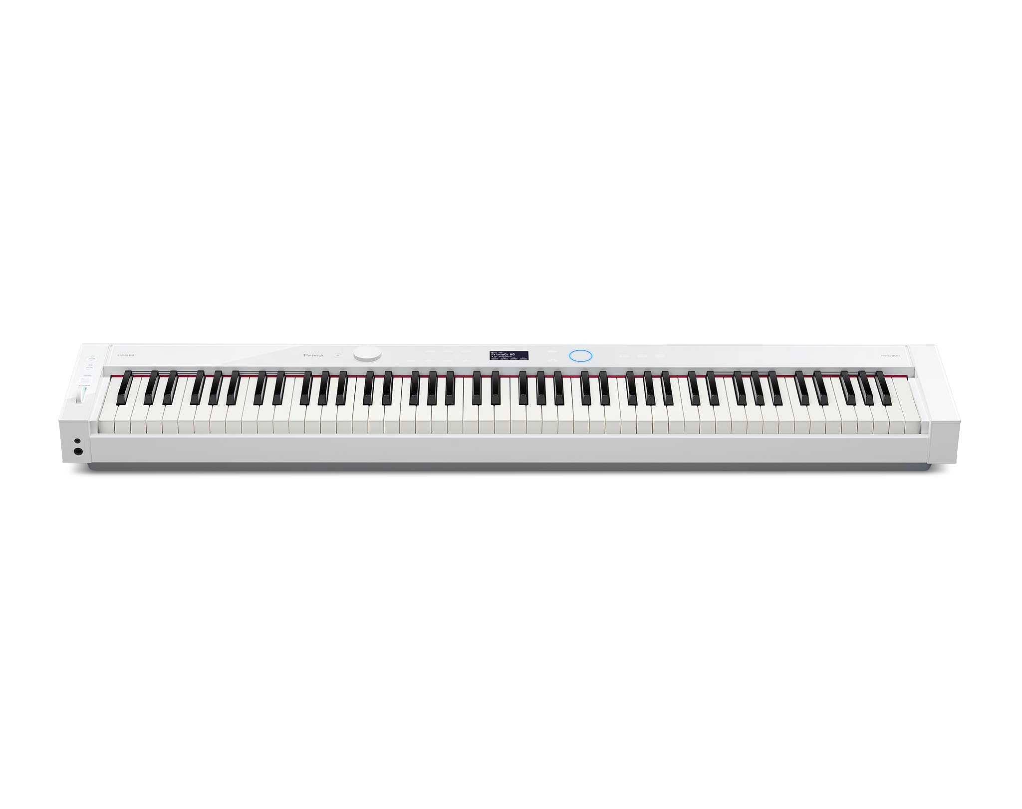 Casio Privia PX-S7000 Portable Digital Piano w/88 Hybrid Weighted Keys, 400 Tones, Touch Sensor Controls, Stand w/ 3 Pedals, Bluetooth, USB, AC Adapter, 32W Speakers, Harmonious Mustard (PX-S7000HM)