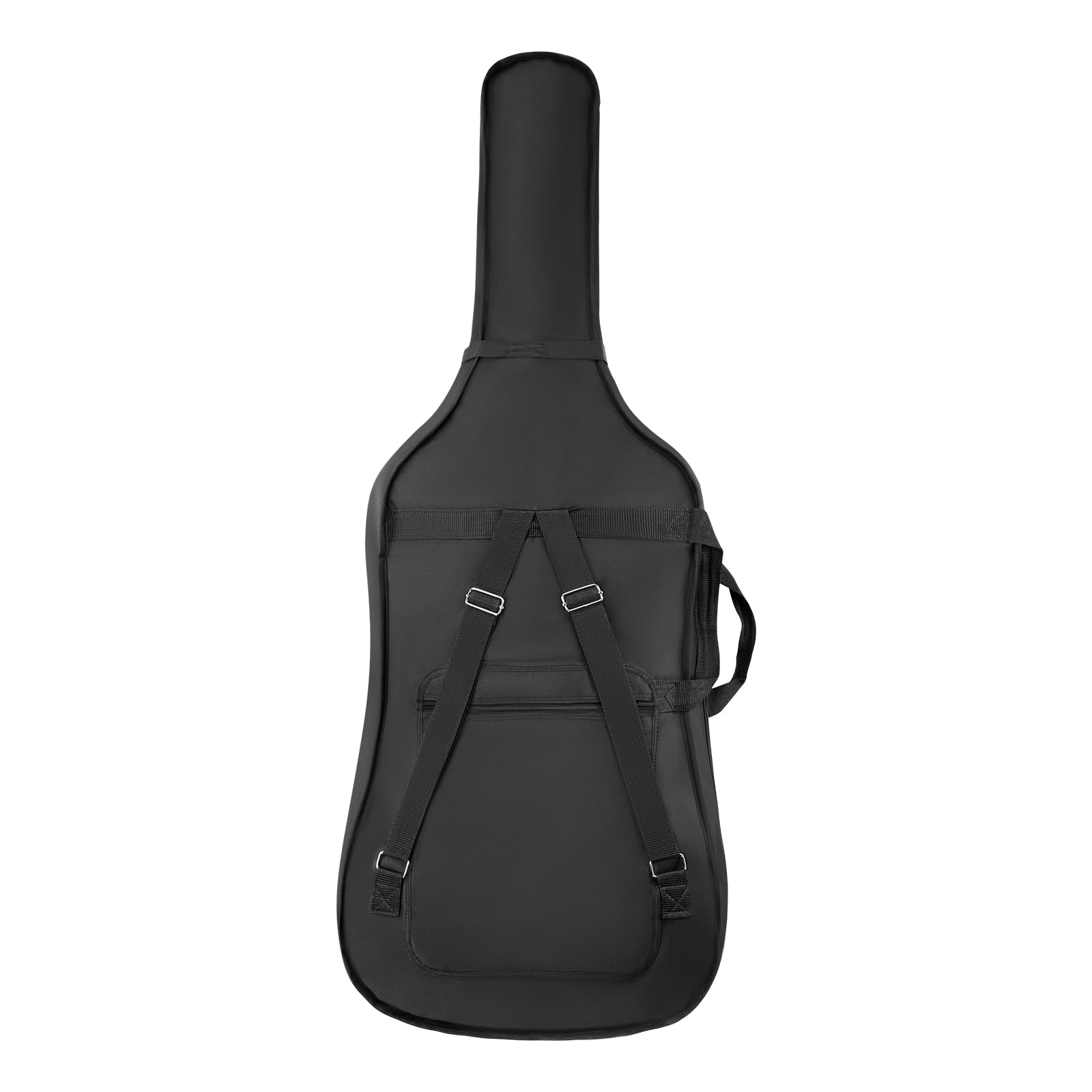 VEVOR 4/4 Full Size Cello Case, Lightweight Portable Travel Carrying Bag, with Dual Shoulder Straps, Anti-Scratch, Professional Cello-Shape, for Cello, Black