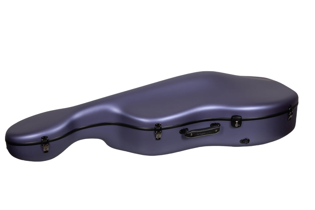 Crossrock Professional 4/4 Carbon Fiber Cello Case | 6lb Ultra-Light TSA Hardshell | Adjustable Magic Pads & Anti-Scratch Cover | Gloss Crimson Finish