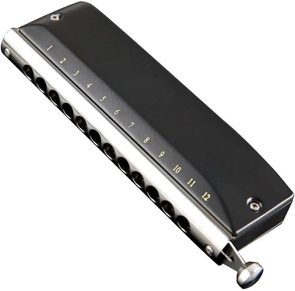 Professional Harmonica Chromatic Harmonica C Key 12-Hole 48 Tones Armonica Chromatic Mouth Organ Professional Musical Instruments