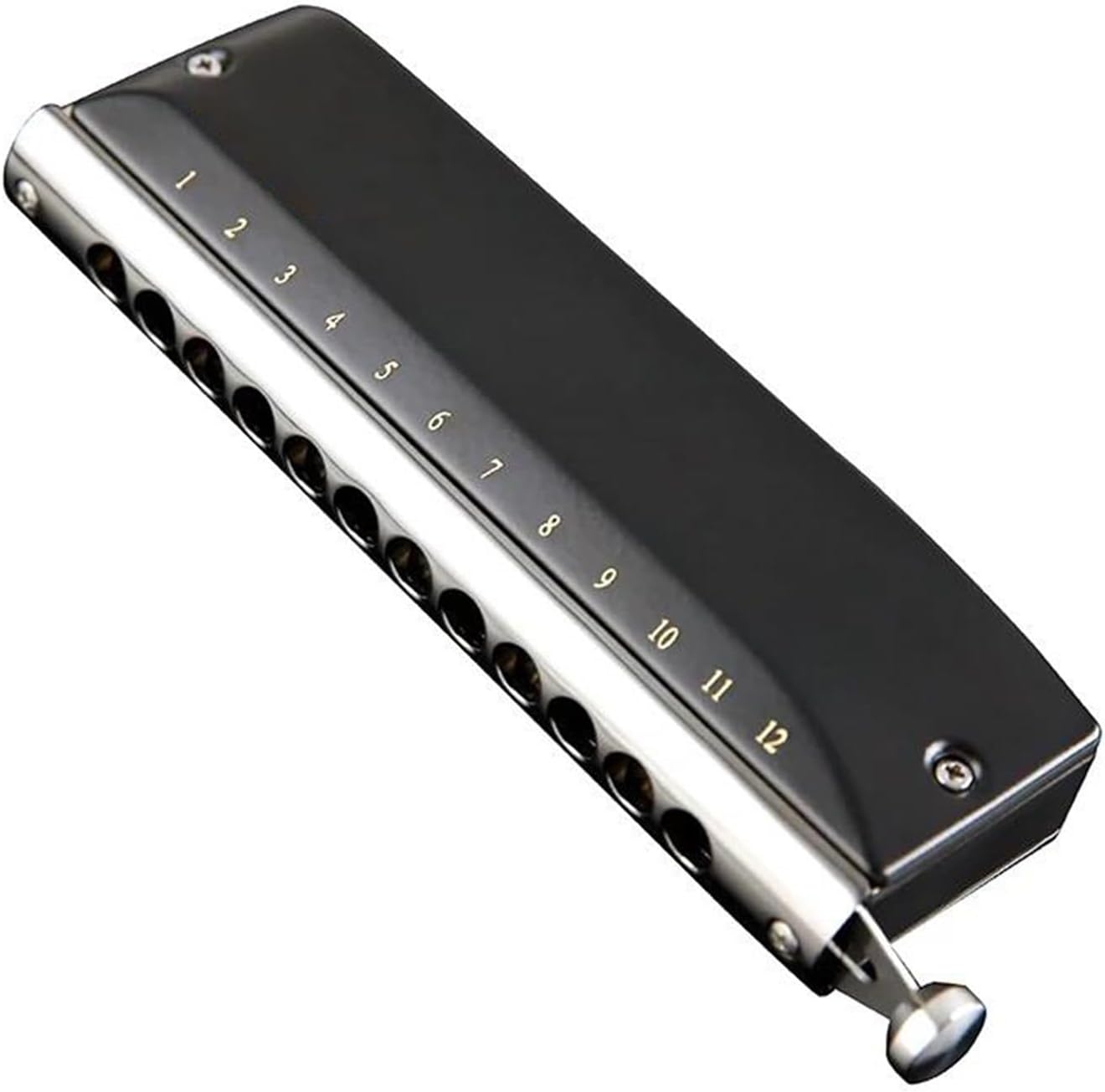 Professional Harmonica Chromatic Harmonica C Key 12-Hole 48 Tones Armonica Chromatic Mouth Organ Professional Musical Instruments
