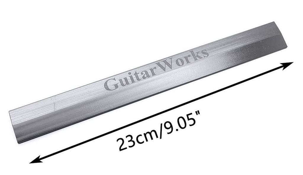 Set of 3pcs Neck Straight Edge 23cm/9.05" Length String Action Ruler Gauge String Height Gauge Fret Rocker Leveling Tool for Electric Bass and Acoustic Guitar