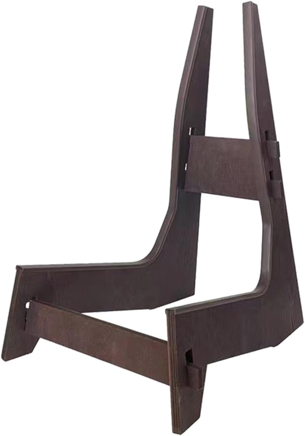 Wooden Cello Stand Holder, Portable Floor Stand for 1/8-4/4 Cellos, Electric Bass, Guitars and Violins, Lightweight Detachable Design