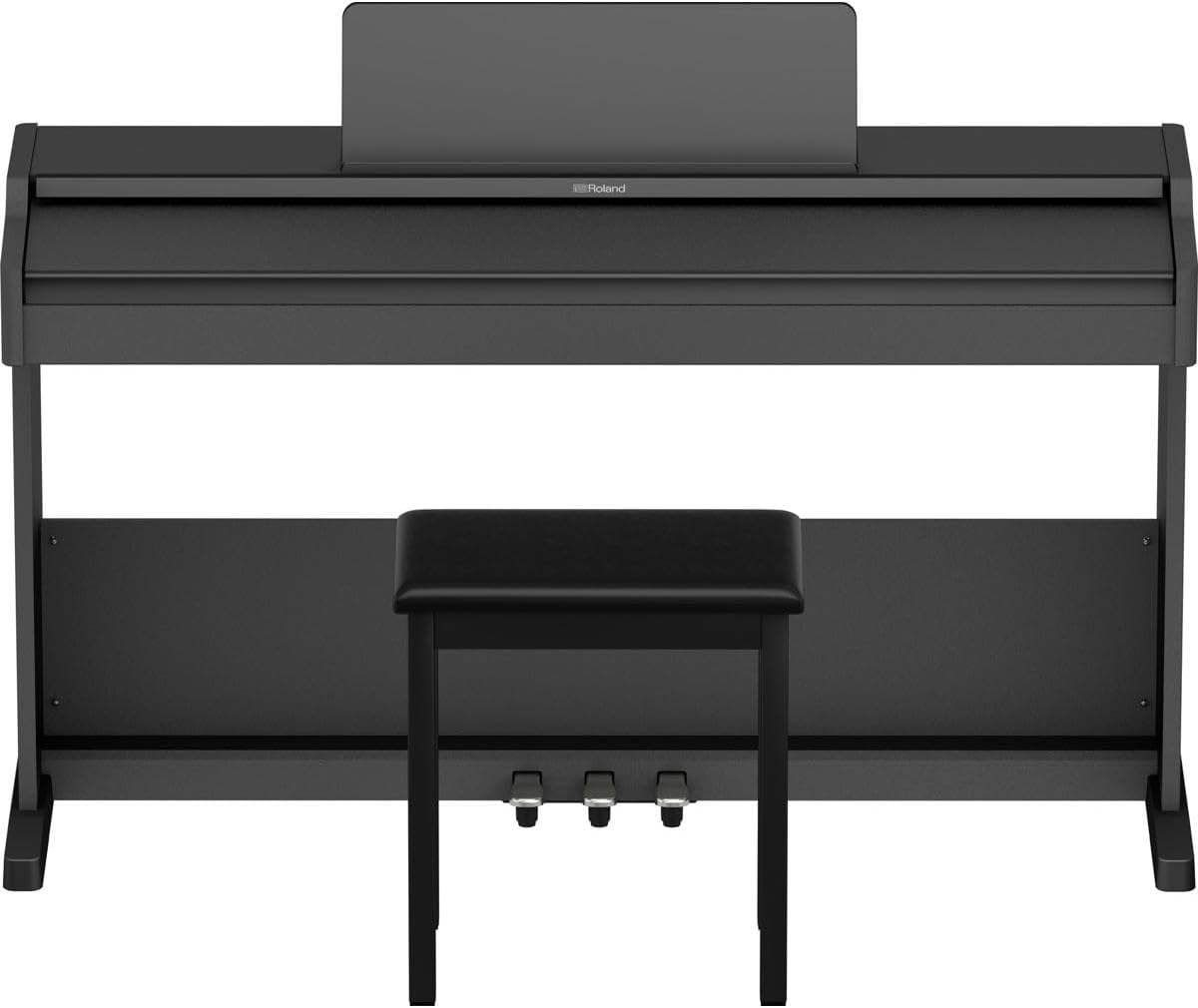 Roland RP107 Digital Piano | Compact and Affordable Home Piano with Traditional Upright Styling | Perfect for Beginners | Class-Leading Sound and Playability | Onboard Bluetooth® & More
