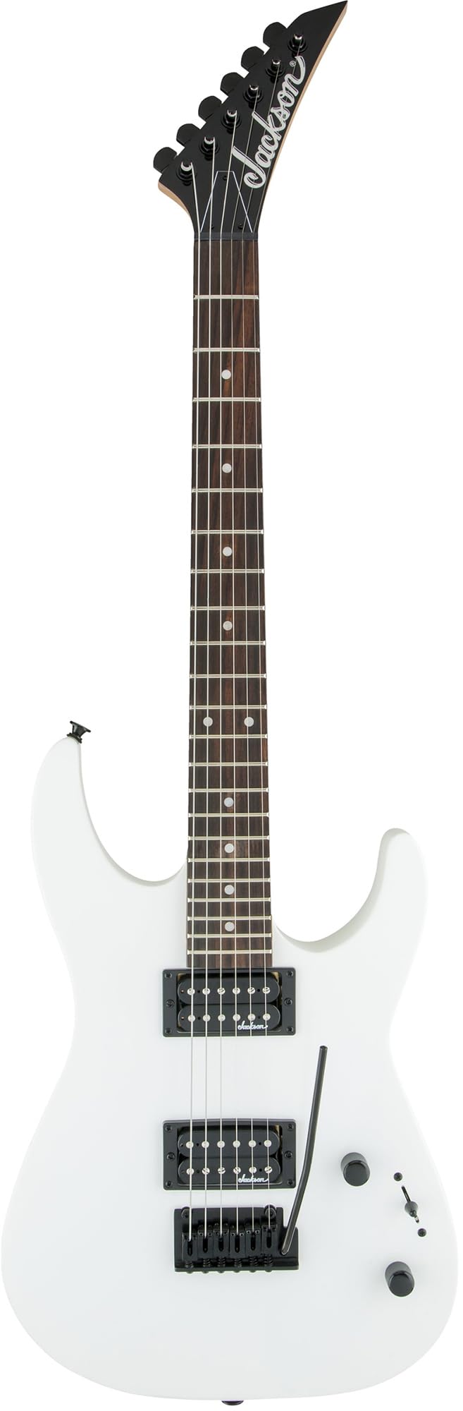 Jackson JS Series Dinky JS11 Electric Guitar - Metallic Red Bundle with Cable, Tuner, Strap, Picks, and Austin Bazaar Instructional DVD