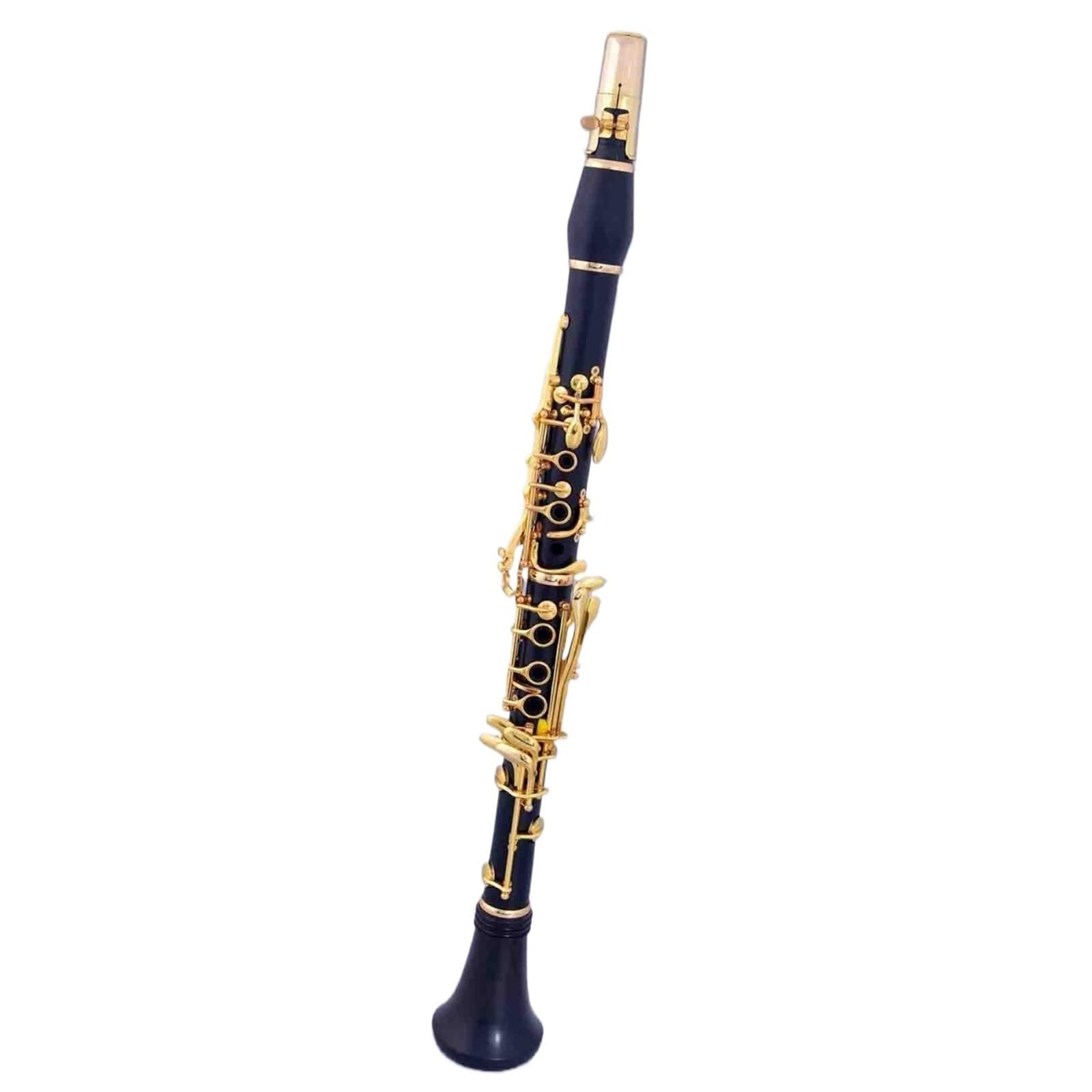 Clarinet Bb Wood Ebony Gold Plated 17 Keys Musical Instrument Clarinet Instrument(3)