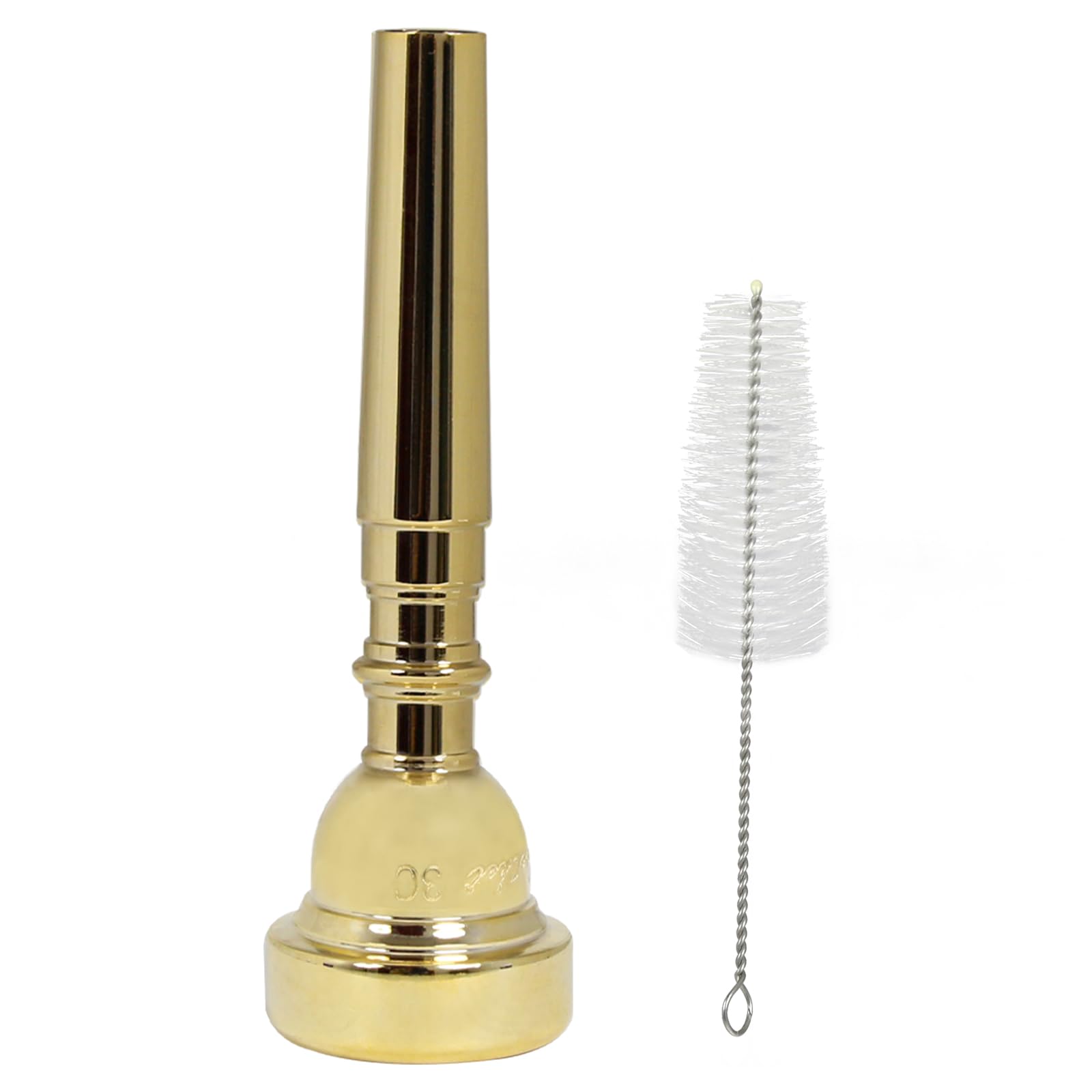 Gold Plated Metal Trumpet Mouthpiece, 5C Gold - For Beginners and Professionals - Musical Instrument Accessories.…