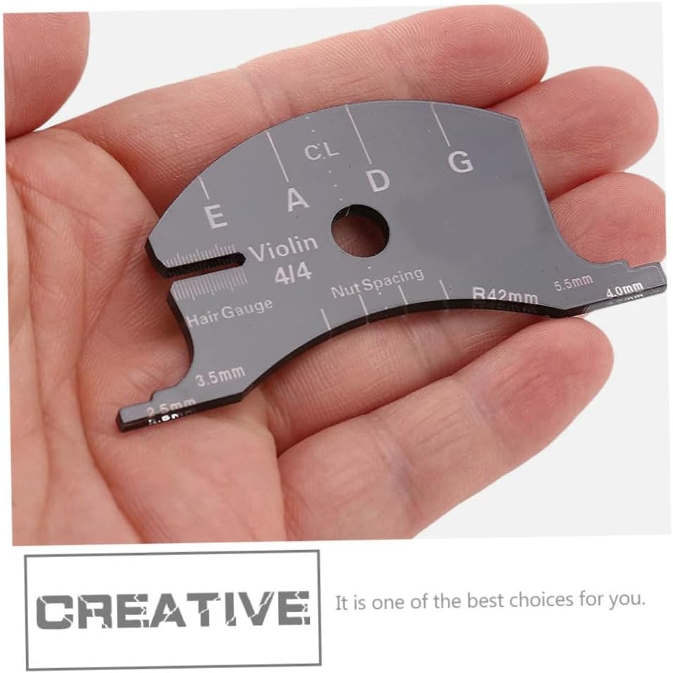 BESTonZON Violin Multifunctional Measuring Ruler Accurate Violin Bridge Tool Easy to Use Accessory