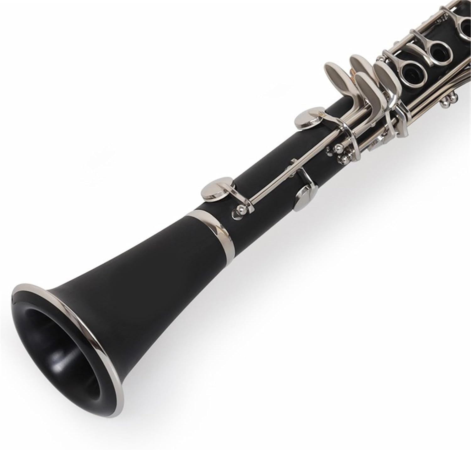 Bb Clarinet Ebony Double Reed Tube For Exams/Bands Clarinet Set