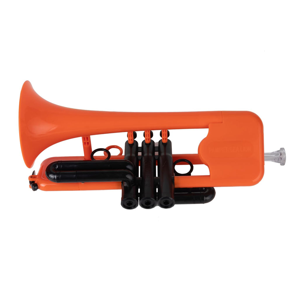 PAMPET SEA LION Professional Plastic Bb Trumpet Standard Trumpets Trumpet Set for Student Beginner Bb Trumpet Instrument (Red)