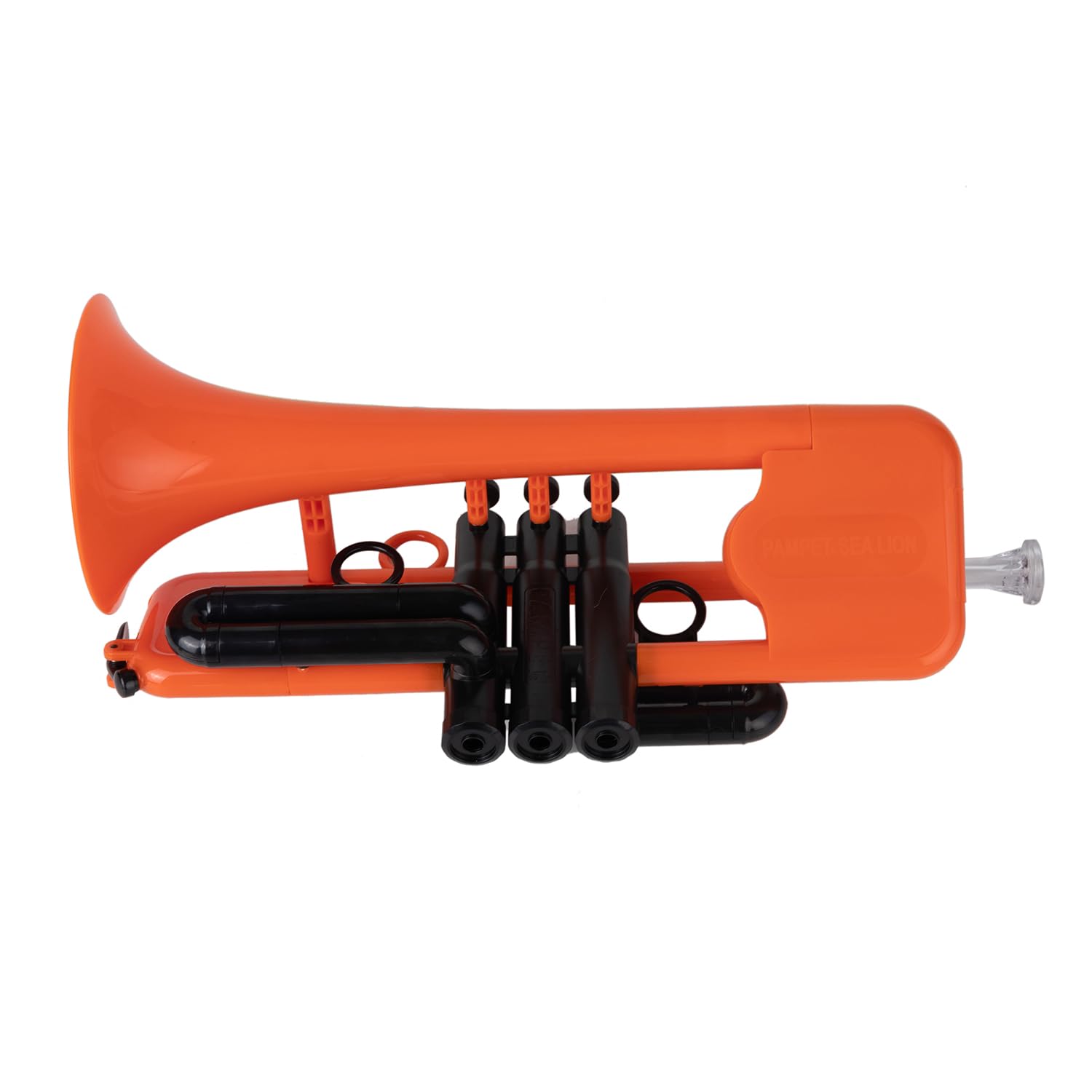 PAMPET SEA LION Professional Plastic Bb Trumpet Standard Trumpets Trumpet Set for Student Beginner Bb Trumpet Instrument (Red)