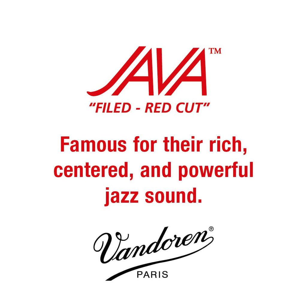 Vandoren SR2625R Alto Sax JAVA Red Reeds Strength 2.5; Box of 10