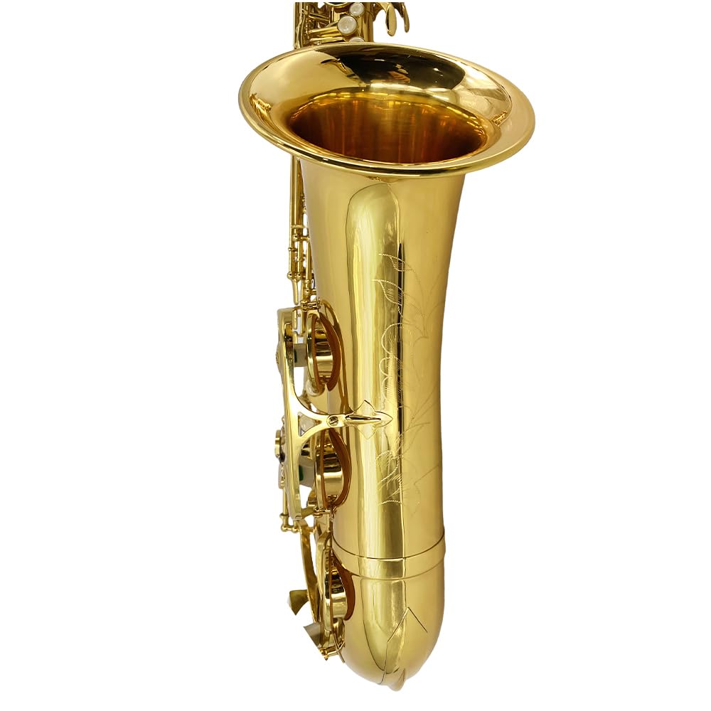 Straight Soprano Saxophone – Bb Brass Sax with Case, Mouthpiece & Full Accessories for Beginner & Adult