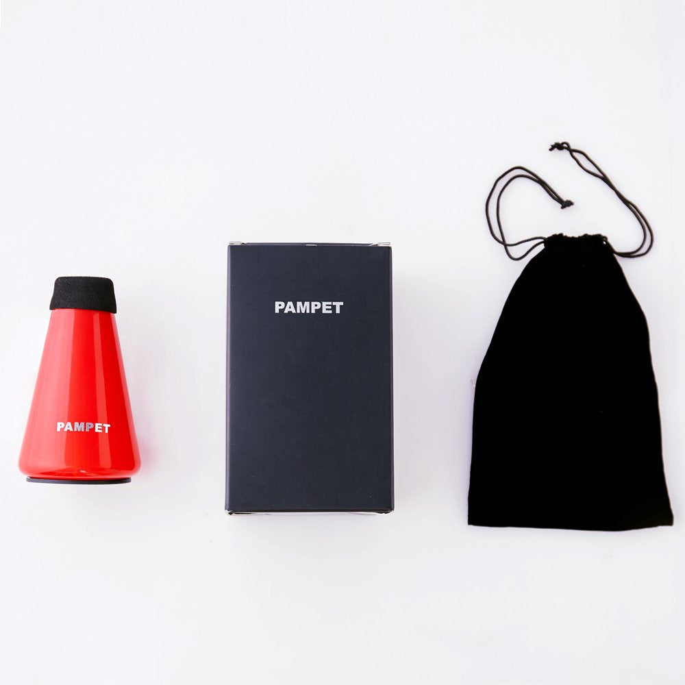 Pampet Lightweight Practice Trumpet Mute Silencer，Trumpet Straight Mute (Black)