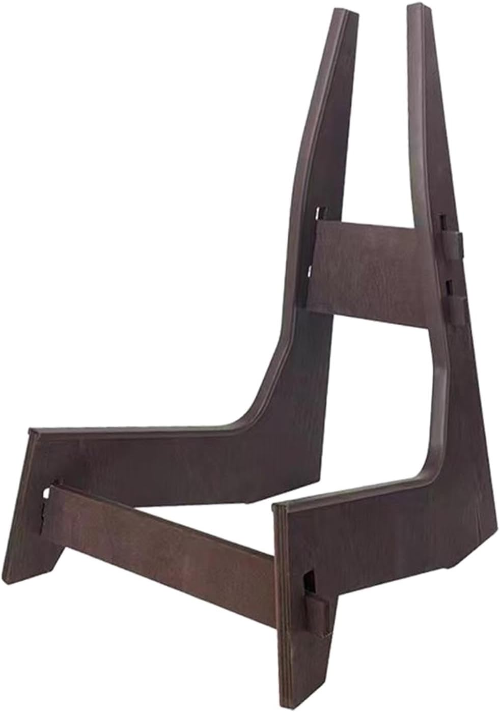 Wooden Cello Stand Holder, Portable Floor Stand for 1/8-4/4 Cellos, Electric Bass, Guitars and Violins, Lightweight Detachable Design