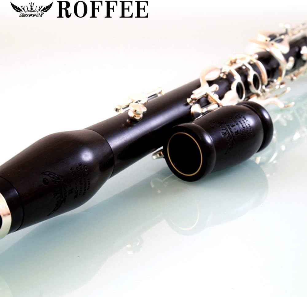 professional performance level 506 ebony wood silver plated 18 keys 4 rings G tone German style clarinet