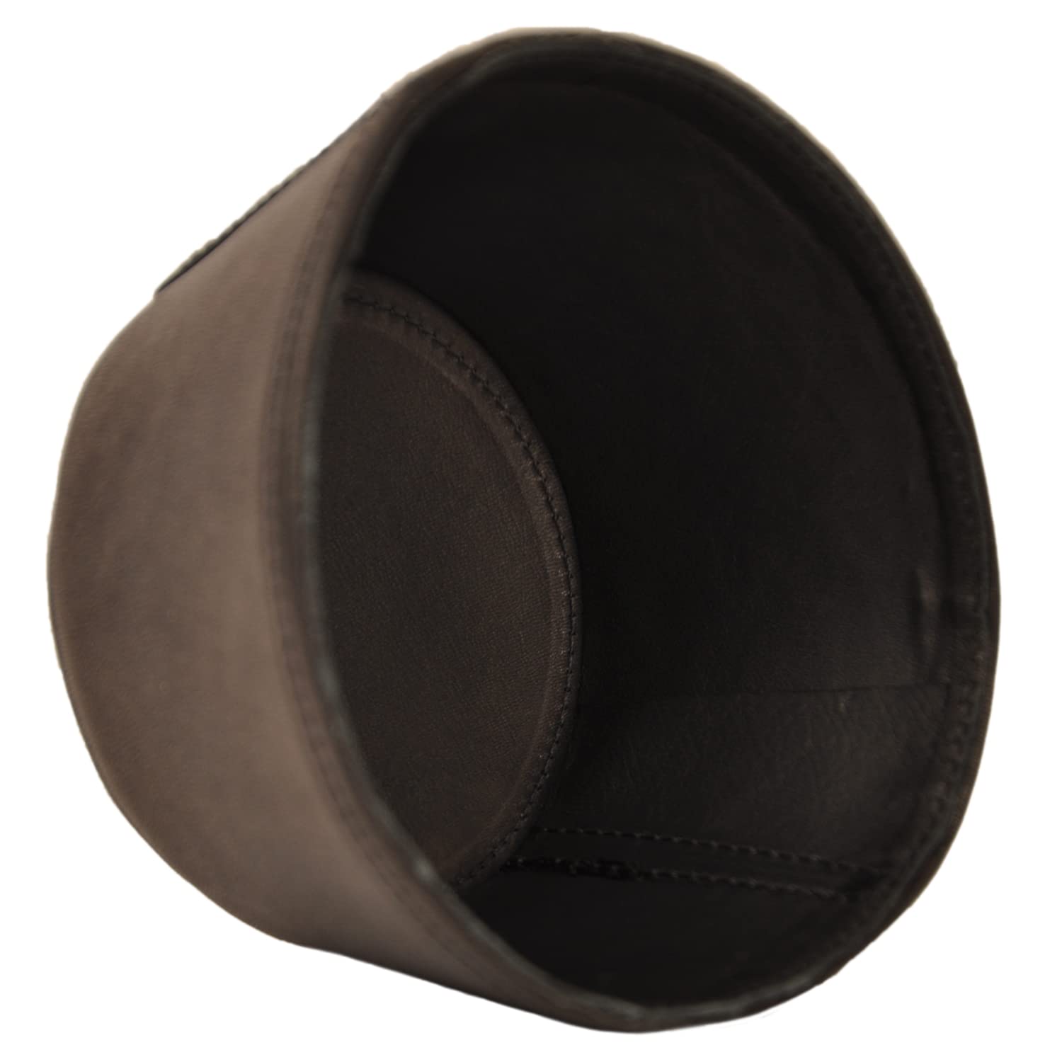 Trombone magnetic mute, lightweight leather mute for jazz and classical trombone players by MG Leather Work (Black)