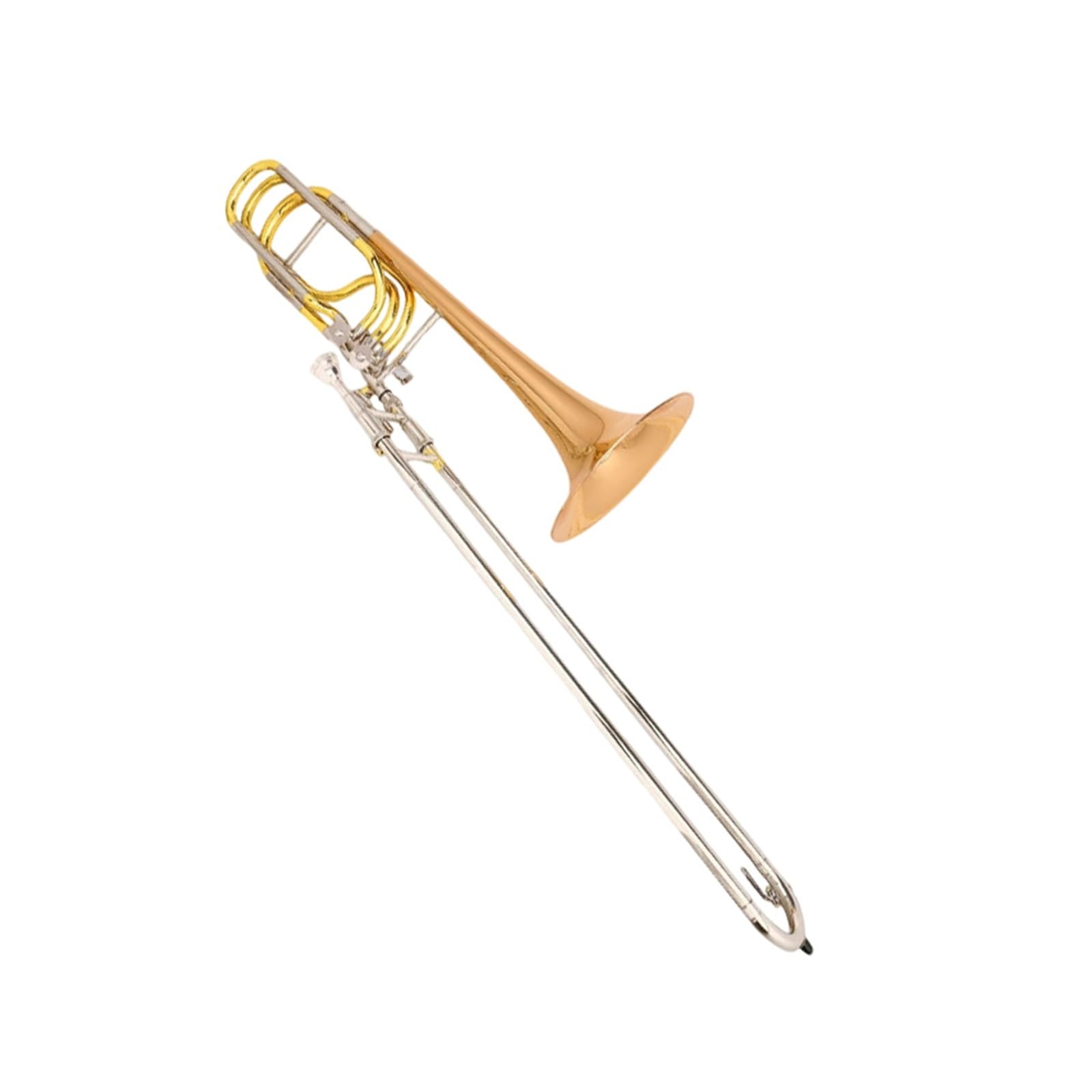 Adult Trombone Instrument Professional Silver Plated Performance Trombone In B Flat Brass Instrument(7)
