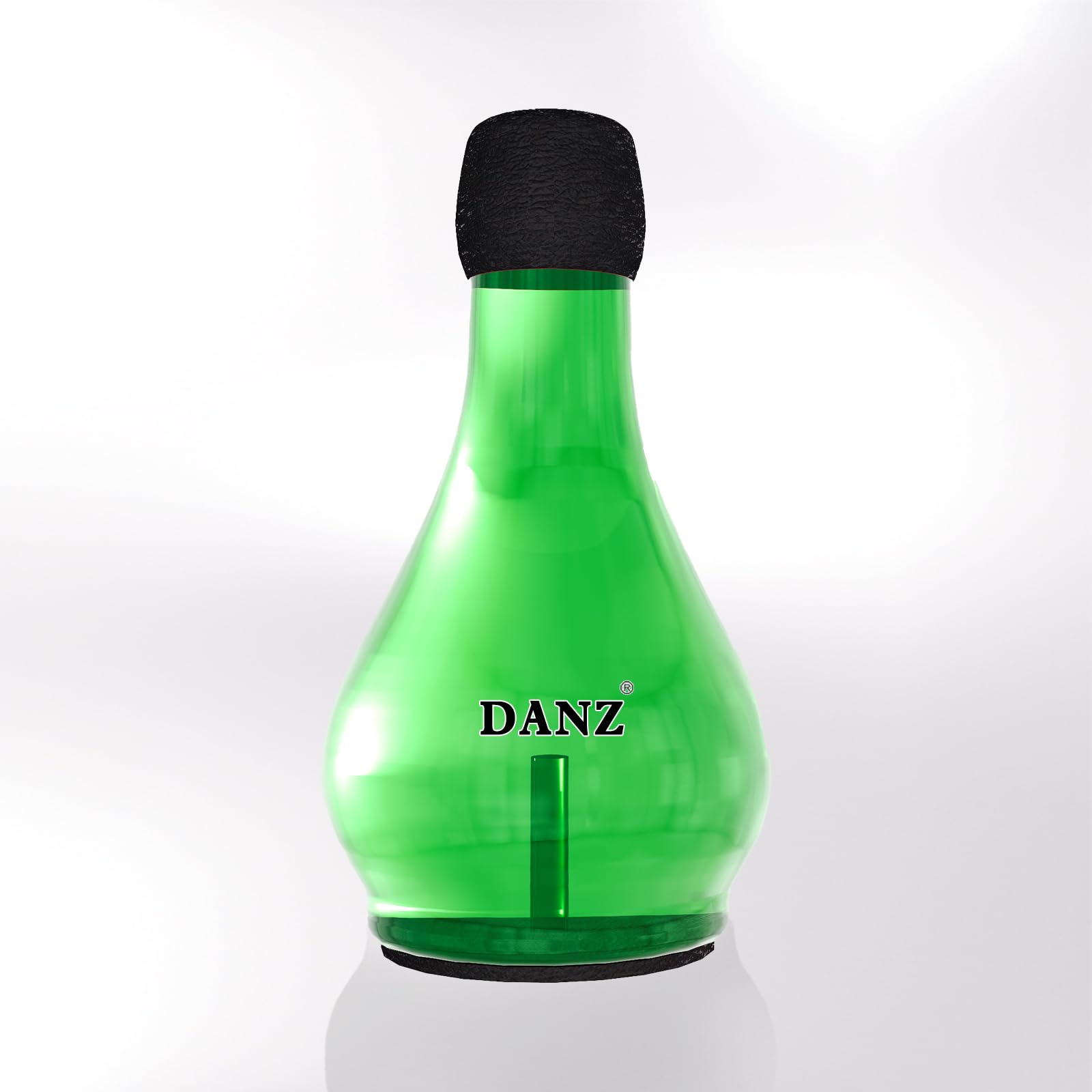Trumpet Practice Mute - Lightweight Trumpet Accessory - 80% Volume Reduction - Green - Fits All Trumpets