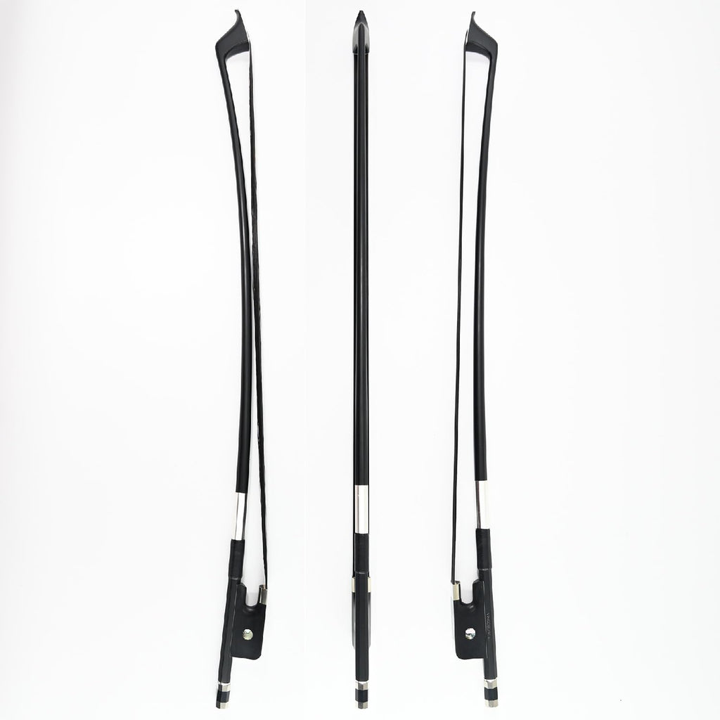 4/4 Size Black Horsehair Carbon Fiber Cello Bow